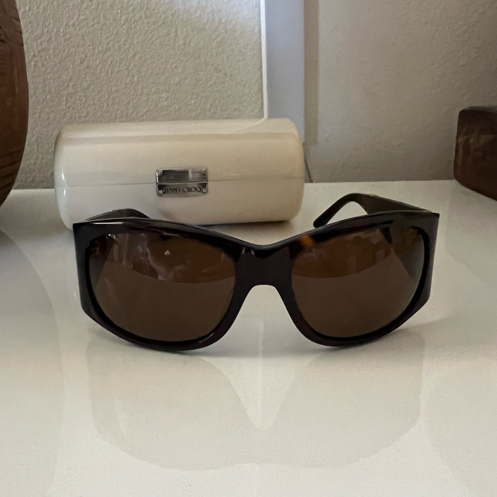 Jimmy Choo Y2K Tortoise Shell Sunglasses